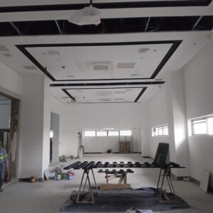 Carpet tile installation site inspection